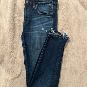 American Eagle Outfitters Dark Blue Skinny Jeans